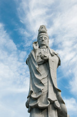 Naklejka premium Statue in Budha Eden Park, in Portugal