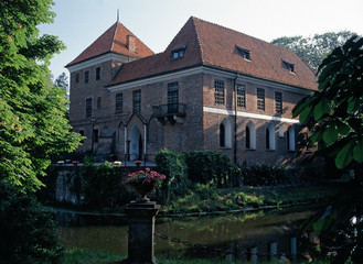 Oporow, Poland - July, 2004: castle
