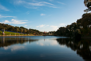 Idyllic landscape in a park in Portugal