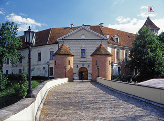 Pultusk, Poland - July, 2004:  Castle of the Plock bishops