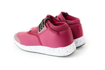 isolated unisex modern style sport shoes