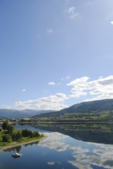 lake in the mountains