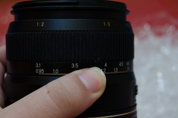 Macro shoot of telescopic macro lens 70-300ml