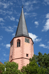 Fototapeta na wymiar Stadtkirche in Michelstadt