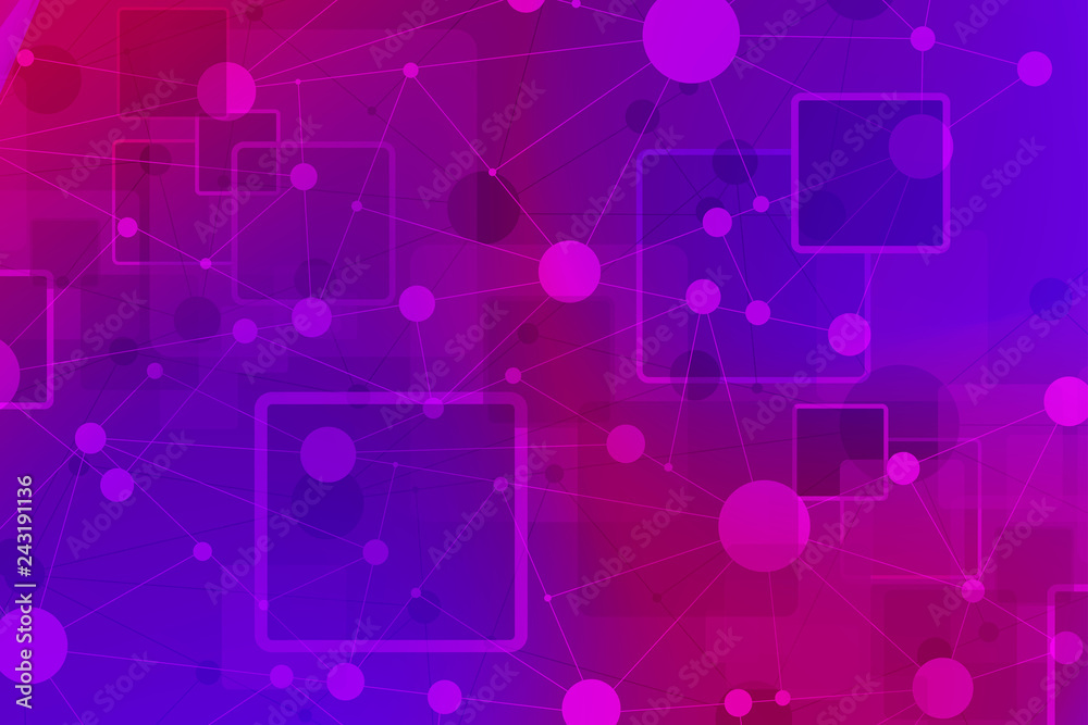 Canvas Prints technology concept. future cyber technology web services for business and internet project. geometri