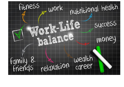 Ardoise craie : Work–life balance
