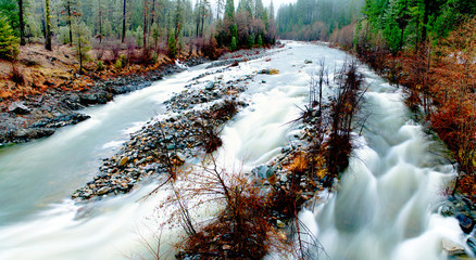 Trinity River, along Highway 3 at Eagle Creek, Northern California