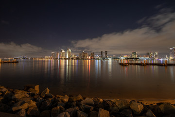 San Diego Skyline at Night
