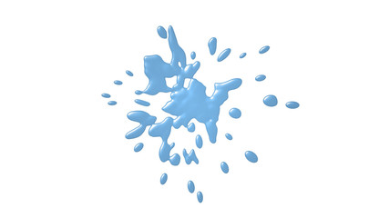 Background with paint. Divorces and drops. Periwinkles.