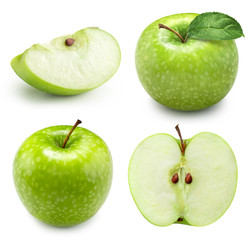 Apple fruits isolated