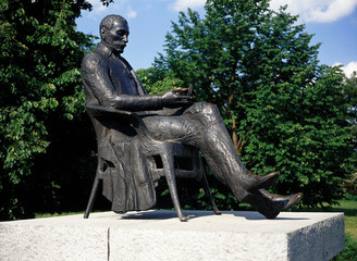 Opinogora, Poland - June, 2012: Zygmunt Krasinski monument