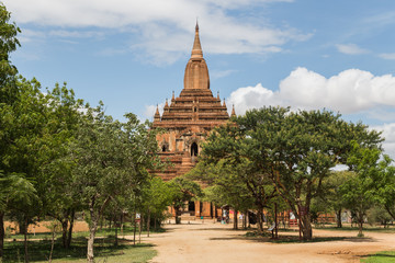 Naklejka premium Sulamani temple in Bagan, Myanmar
