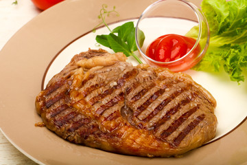 Rib eye steak