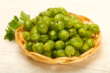 Gooseberries in the bowl