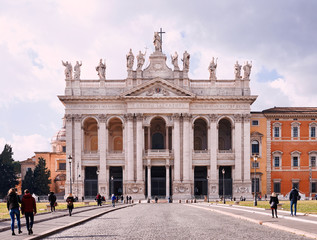 Italy, Rome, January 1/ 2019, St. John Lateran Basilica (Basilica di San Giovanni in Laterano)...