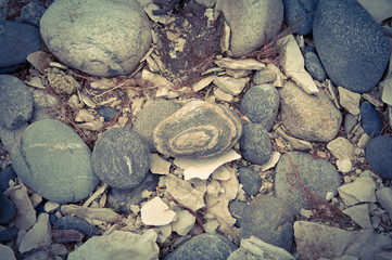 river stones