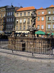 Poznan, Poland - July, 2008: main square in Poznan