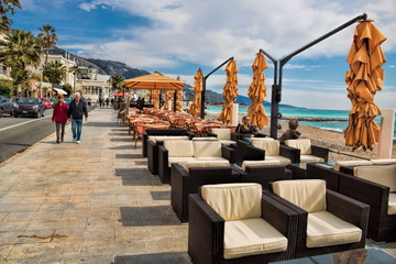 Menton, Strandpromenade