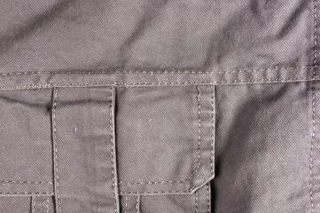 clothing items washed cotton fabric texture with seams