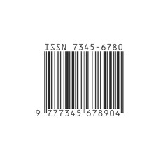 Simple black barcode icon. vector illustration isolated on white background.