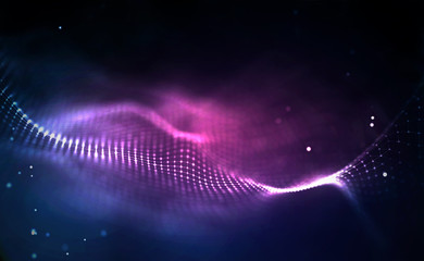 Blockchain technology background. Cryptocurrency fintech block chain network and programming concept. Abstract Segwit.