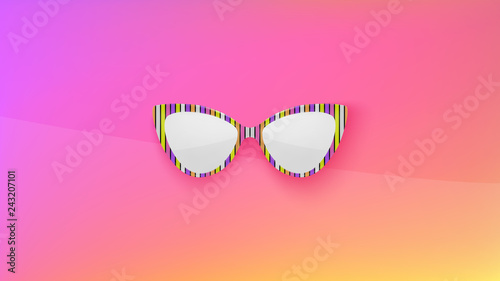 Sunglasses Wallpaper Trendy Colors Fashion Background Summer