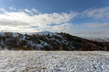 Pilis mountains in Hungary