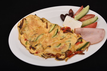  rolled French Omelette