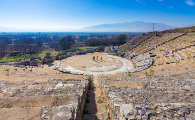 Ruins of the ancient city of Philippi, Eastern Macedonia and Thrace, Greece