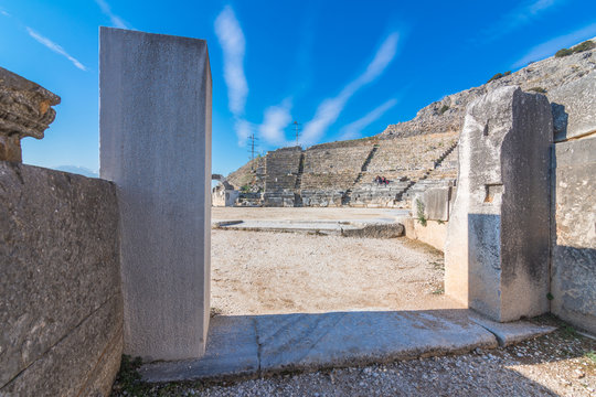 Ruins of the ancient city of Philippi, Eastern Macedonia and Thrace, Greece