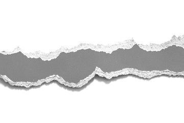 black torn paper tears