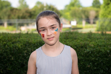Fototapeta premium Girl with Face Painting