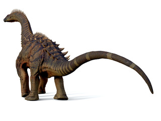 Alamosaurus Dinosaur Tail - Alamosaurus was a titanosaur sauropod herbivorous dinosaur that lived in North America during the Cretaceous Period.