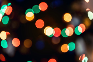 abstraction, bokeh color light