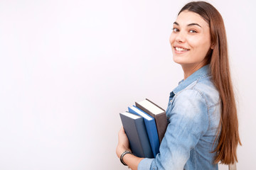 Obraz premium beautiful university student at campus