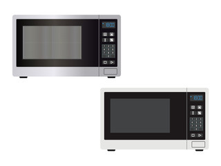 Abstract microwave, isolated on a white background - vector illustration