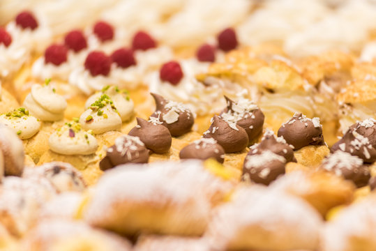 pasticcini tutti insieme al cioccolato