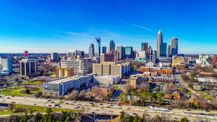 Downtown Charlotte, North Carolina, USA Skyline