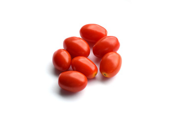 Fresh organic red grape tomatoes