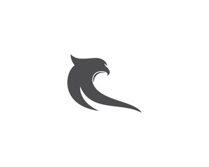 Falcon Eagle Bird Logo Template