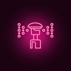 plant sprinkler icon. Elements of Sprinkler in neon style icons. Simple icon for websites, web design, mobile app, info graphics
