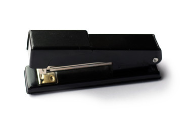 Shiny black metal stapler