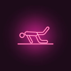 Foot gymnastic icon. Element of medicine physiotherapy of legs icon for mobile concept and web apps. Thin line Foot gymnastic icon can be used for web and mobile