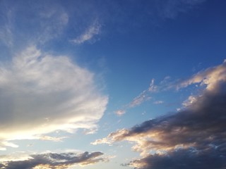 sunset sky landscape