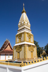 Obraz premium Art of Buddhist in Wat Pra Bat temple