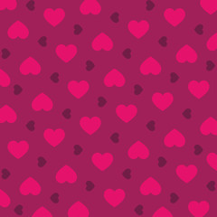 love heart seamless pattern