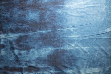 Obraz premium Blue background, denim jeans background. Jeans texture, fabric.