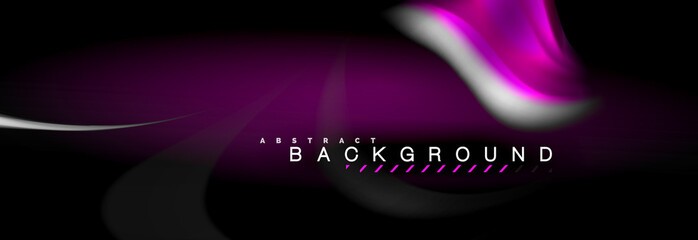 Blurred fluid colors background, abstract waves lines, mixing colours with light effects on light backdrop. Vector artistic illustration for presentation, app wallpaper, banner or posters