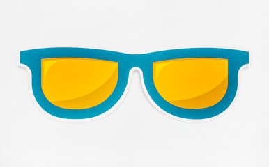 Sunglasses isolated on background