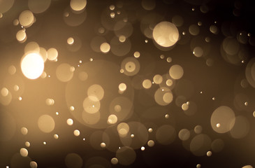 abstract brown golden background bokeh light effect